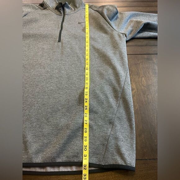 Nike DriFit Mens XLT Gray Half ZIP Pullover - Picture 7 of 7
